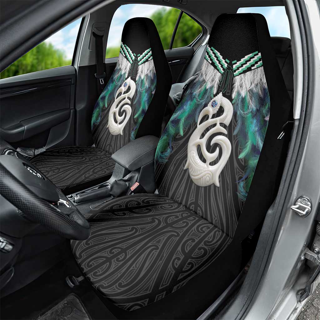 Aotearoa Korowai Motif Car Seat Cover Hei Manaia Poutama Maori Pattern