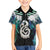 Aotearoa Korowai Motif Family Matching Long Sleeve Bodycon Dress and Hawaiian Shirt Hei Manaia Poutama Maori Pattern