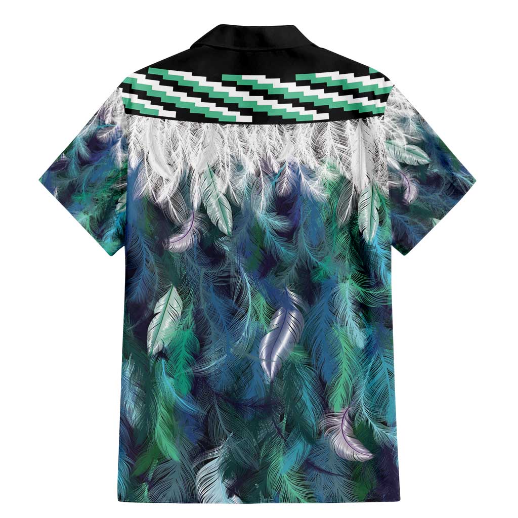 Aotearoa Korowai Motif Family Matching Mermaid Dress and Hawaiian Shirt Hei Manaia Poutama Maori Pattern LT14 - Polynesian Pride