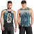 Aotearoa Korowai Motif Men Tank Top Hei Manaia Poutama Maori Pattern