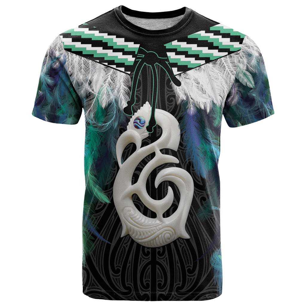 Aotearoa Korowai Motif T Shirt Hei Manaia Poutama Maori Pattern
