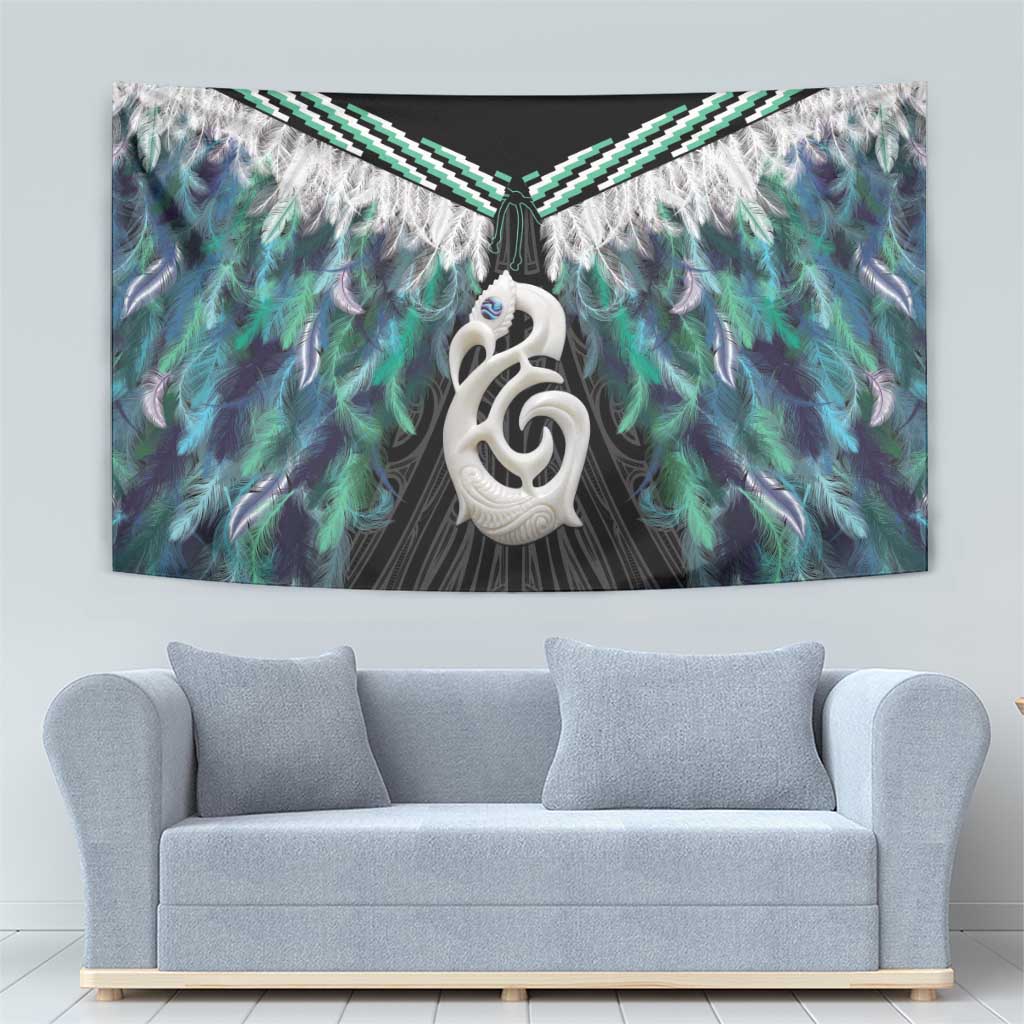 Aotearoa Korowai Motif Tapestry Hei Manaia Poutama Maori Pattern