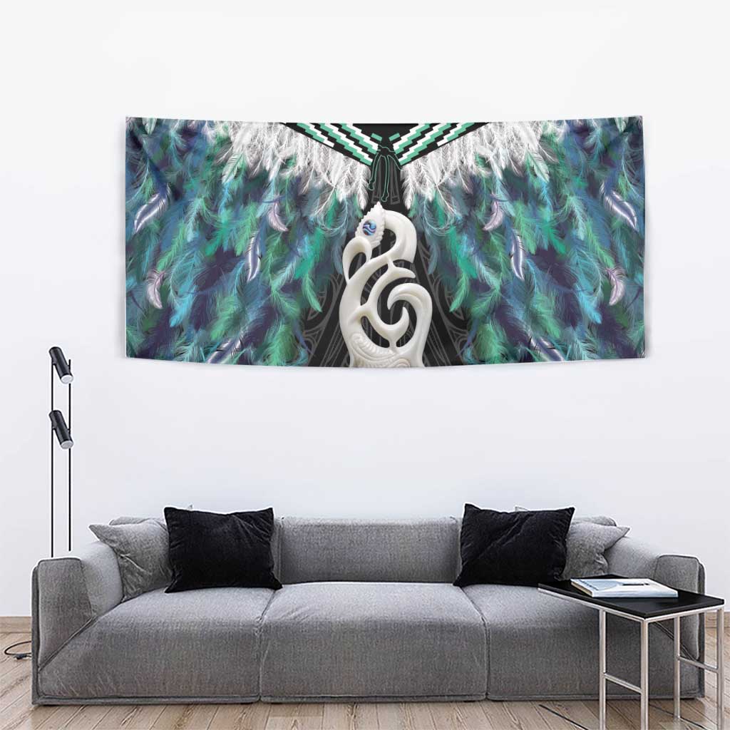 Aotearoa Korowai Motif Tapestry Hei Manaia Poutama Maori Pattern
