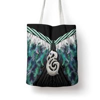 Aotearoa Korowai Motif Tote Bag Hei Manaia Poutama Maori Pattern - Polynesian Pride