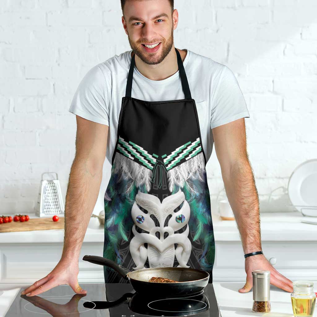 Aotearoa Korowai Motif Apron Maori Wheku Poutama - Polynesian Pride