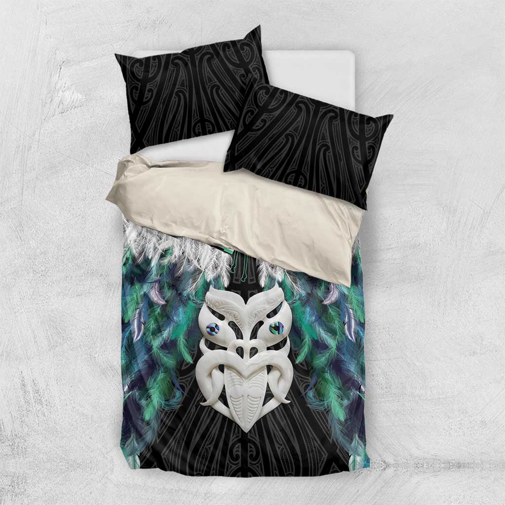 Aotearoa Korowai Motif Bedding Set Maori Wheku Poutama