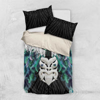 Aotearoa Korowai Motif Bedding Set Maori Wheku Poutama