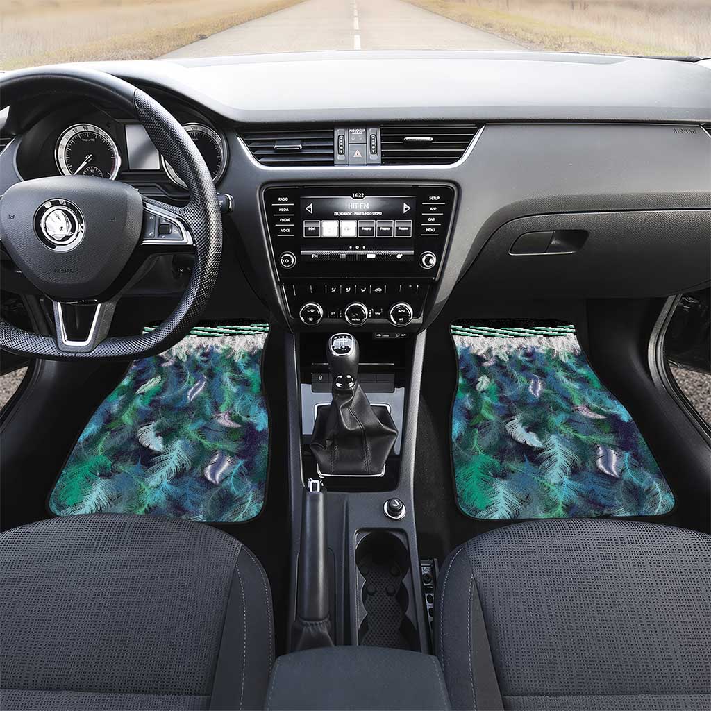 Aotearoa Korowai Motif Car Mats Maori Wheku Poutama
