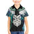 Aotearoa Korowai Motif Family Matching Mermaid Dress and Hawaiian Shirt Maori Wheku Poutama