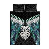 Aotearoa Korowai Motif Quilt Bed Set Maori Wheku Poutama
