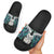 Aotearoa Korowai Motif Slide Sandals Maori Wheku Poutama - Polynesian Pride