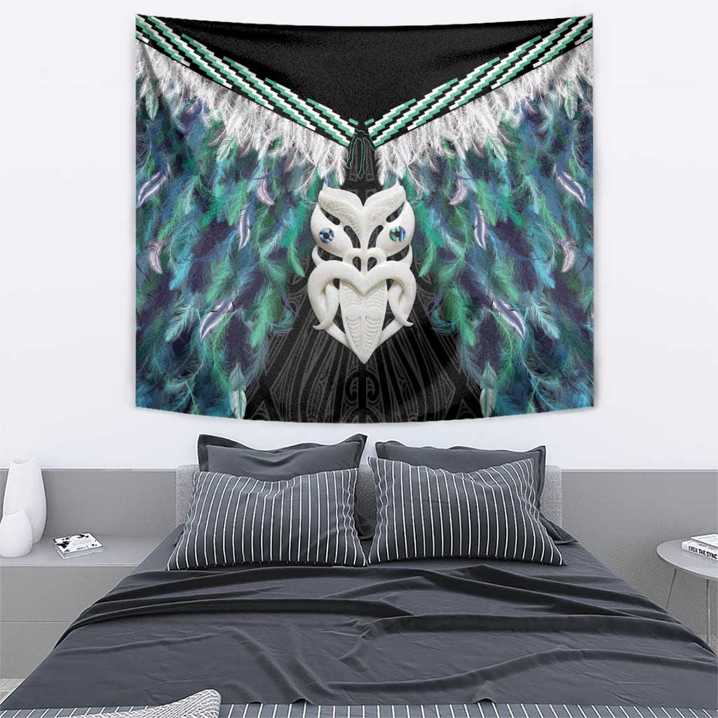 Aotearoa Korowai Motif Tapestry Maori Wheku Poutama