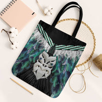 Aotearoa Korowai Motif Tote Bag Maori Wheku Poutama - Polynesian Pride