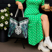 Aotearoa Korowai Motif Tote Bag Maori Wheku Poutama - Polynesian Pride