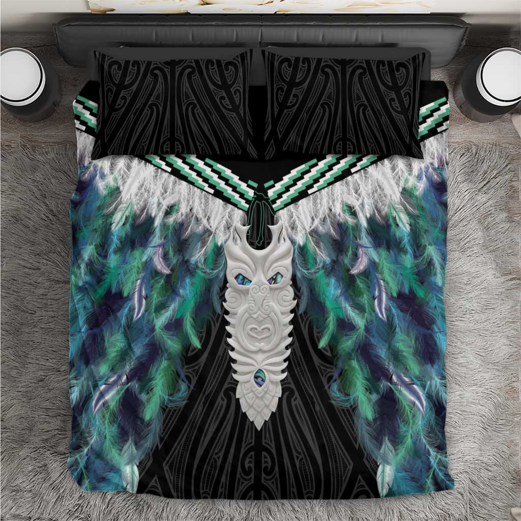 Aotearoa Korowai Motif Bedding Set Maori Tane Poutama