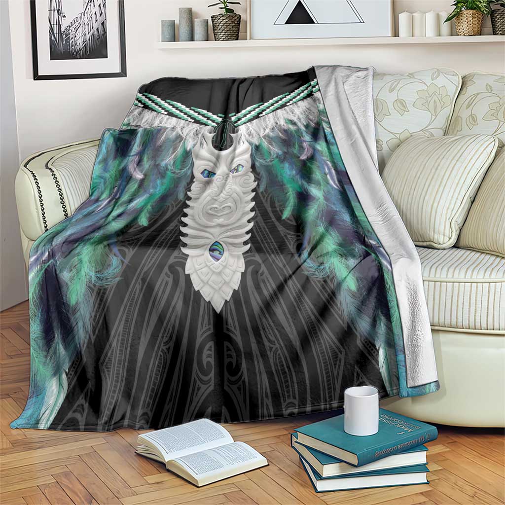 Aotearoa Korowai Motif Blanket Maori Tane Poutama