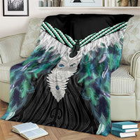 Aotearoa Korowai Motif Blanket Maori Tane Poutama