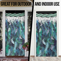 Aotearoa Korowai Motif Door Cover Maori Tane Poutama - Polynesian Pride