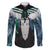 Aotearoa Korowai Motif Family Matching Off Shoulder Short Dress and Hawaiian Shirt Maori Tane Poutama