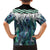 Aotearoa Korowai Motif Family Matching Tank Maxi Dress and Hawaiian Shirt Maori Tane Poutama