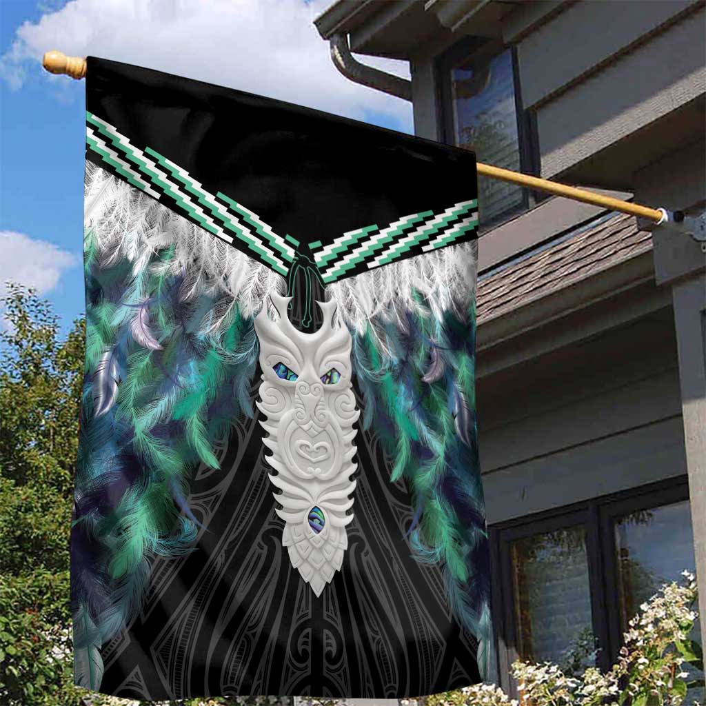 Aotearoa Korowai Motif Garden Flag Maori Tane Poutama