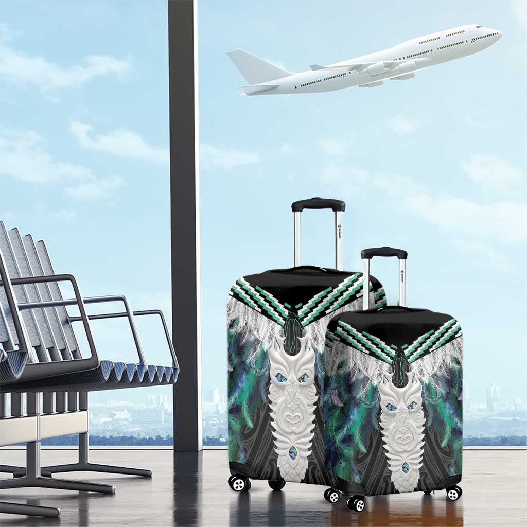 Aotearoa Korowai Motif Luggage Cover Maori Tane Poutama