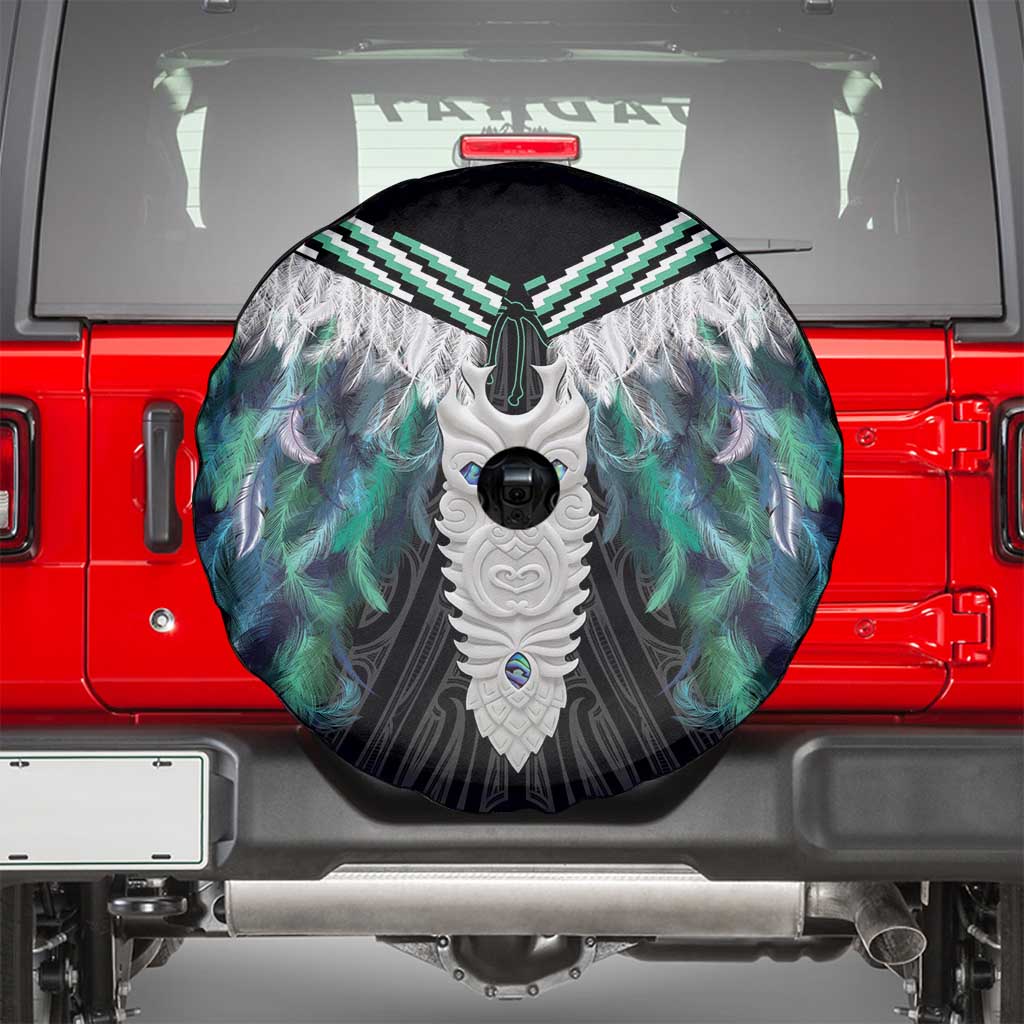 Aotearoa Korowai Motif Spare Tire Cover Maori Tane Poutama