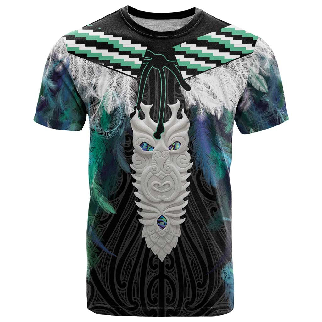 Aotearoa Korowai Motif T Shirt Maori Tane Poutama
