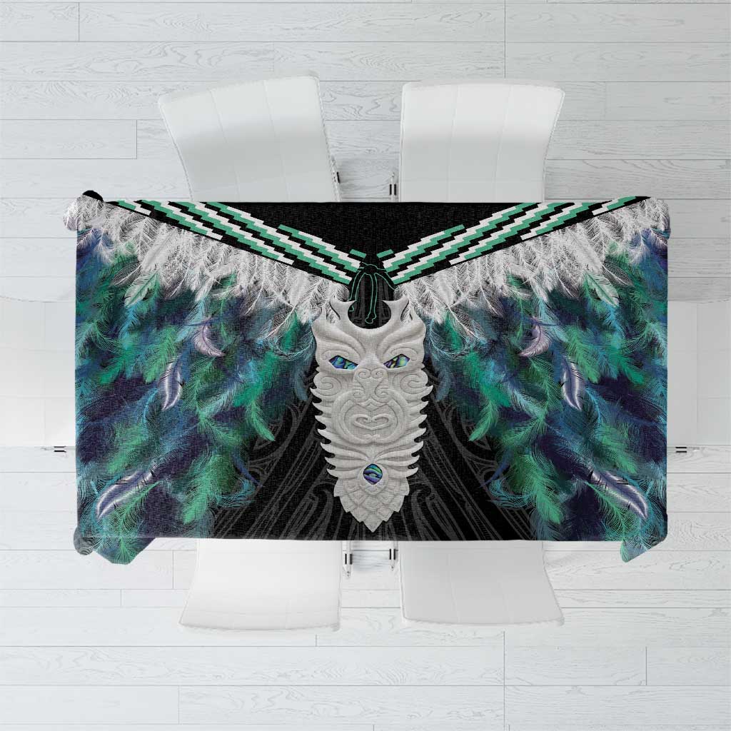 Aotearoa Korowai Motif Tablecloth Maori Tane Poutama
