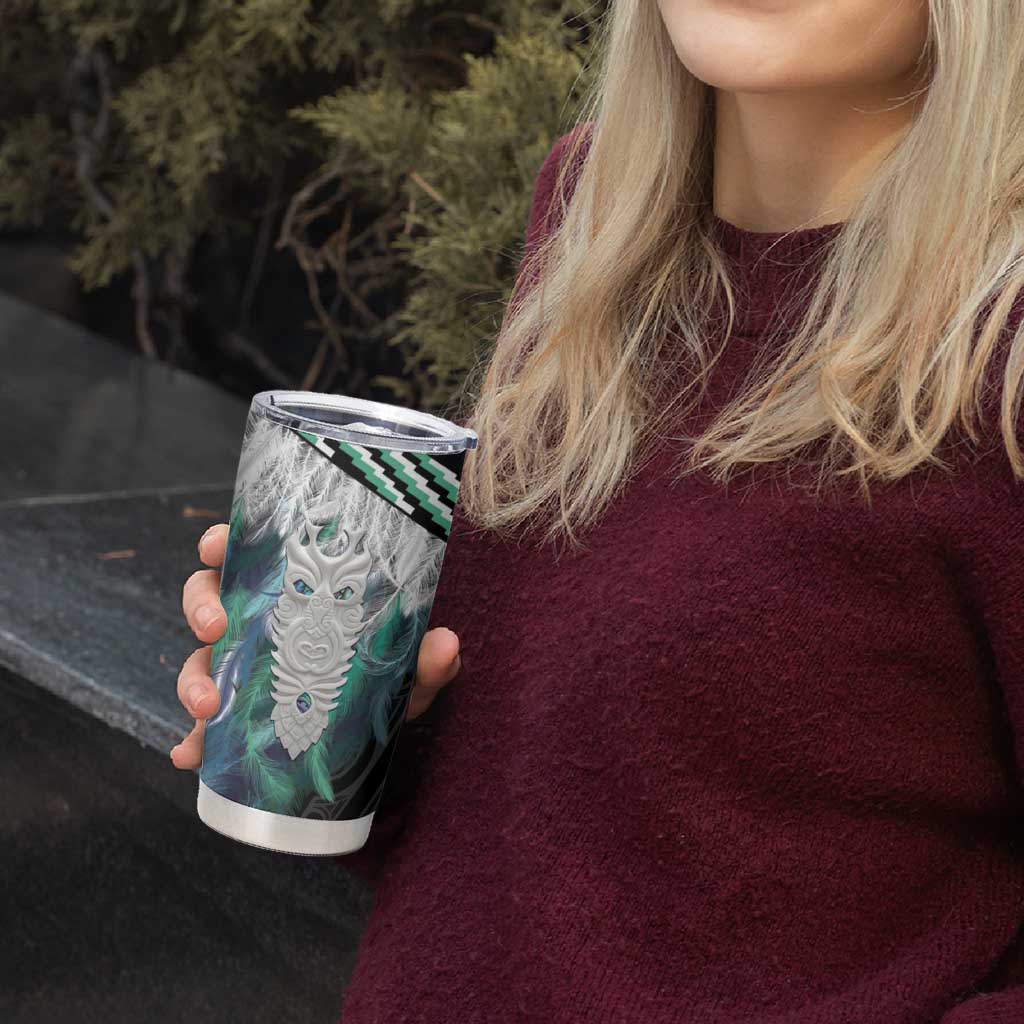 Aotearoa Korowai Motif Tumbler Cup Maori Tane Poutama