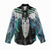 Aotearoa Korowai Motif Women Casual Shirt Maori Tane Poutama