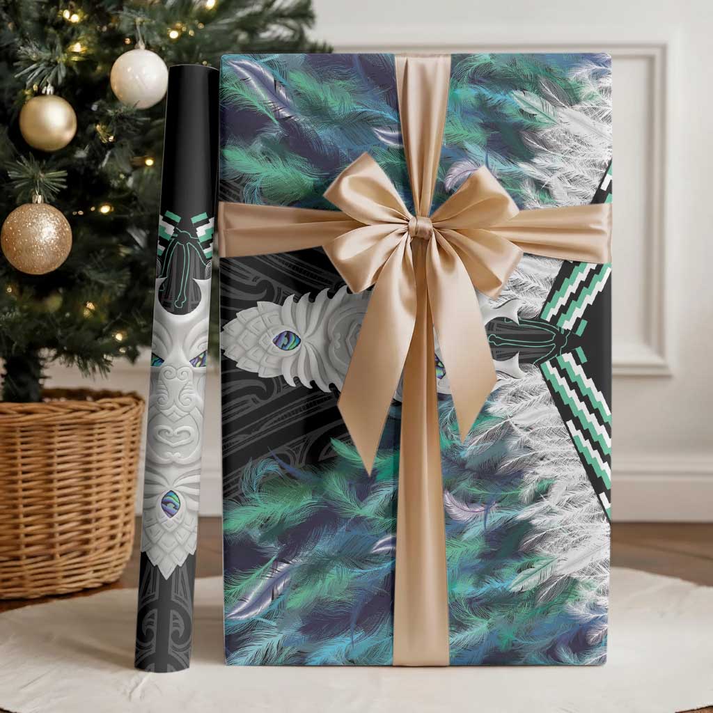 Aotearoa Korowai Motif Wrapping Paper Maori Tane Poutama - Polynesian Pride