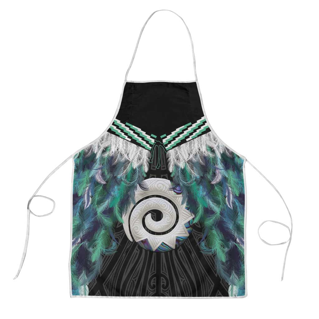 Aotearoa Korowai Motif Apron Maori Koru Poutama - Polynesian Pride
