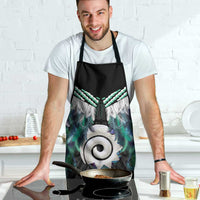 Aotearoa Korowai Motif Apron Maori Koru Poutama - Polynesian Pride