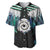Aotearoa Korowai Motif Baseball Jersey Maori Koru Poutama