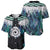 Aotearoa Korowai Motif Baseball Jersey Maori Koru Poutama