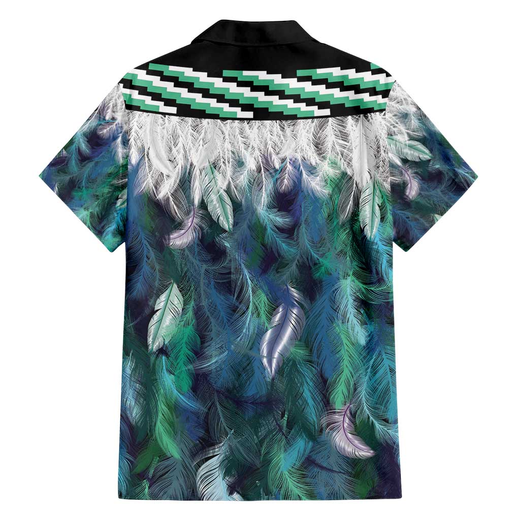 Aotearoa Korowai Motif Family Matching Puletasi and Hawaiian Shirt Maori Koru Poutama LT14 - Polynesian Pride