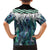Aotearoa Korowai Motif Family Matching Short Sleeve Bodycon Dress and Hawaiian Shirt Maori Koru Poutama