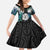 Aotearoa Korowai Motif Family Matching Tank Maxi Dress and Hawaiian Shirt Maori Koru Poutama