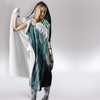 Aotearoa Korowai Motif Hooded Blanket Maori Koru Poutama LT14 - Polynesian Pride
