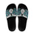 Aotearoa Korowai Motif Slide Sandals Maori Koru Poutama - Polynesian Pride