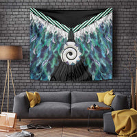 Aotearoa Korowai Motif Tapestry Maori Koru Poutama