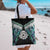 Aotearoa Korowai Motif Tote Bag Maori Koru Poutama - Polynesian Pride