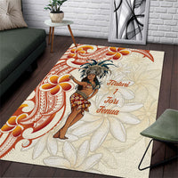 Heiva i Tahiti Area Rug Ori Tahitian Dance Tiare Maori