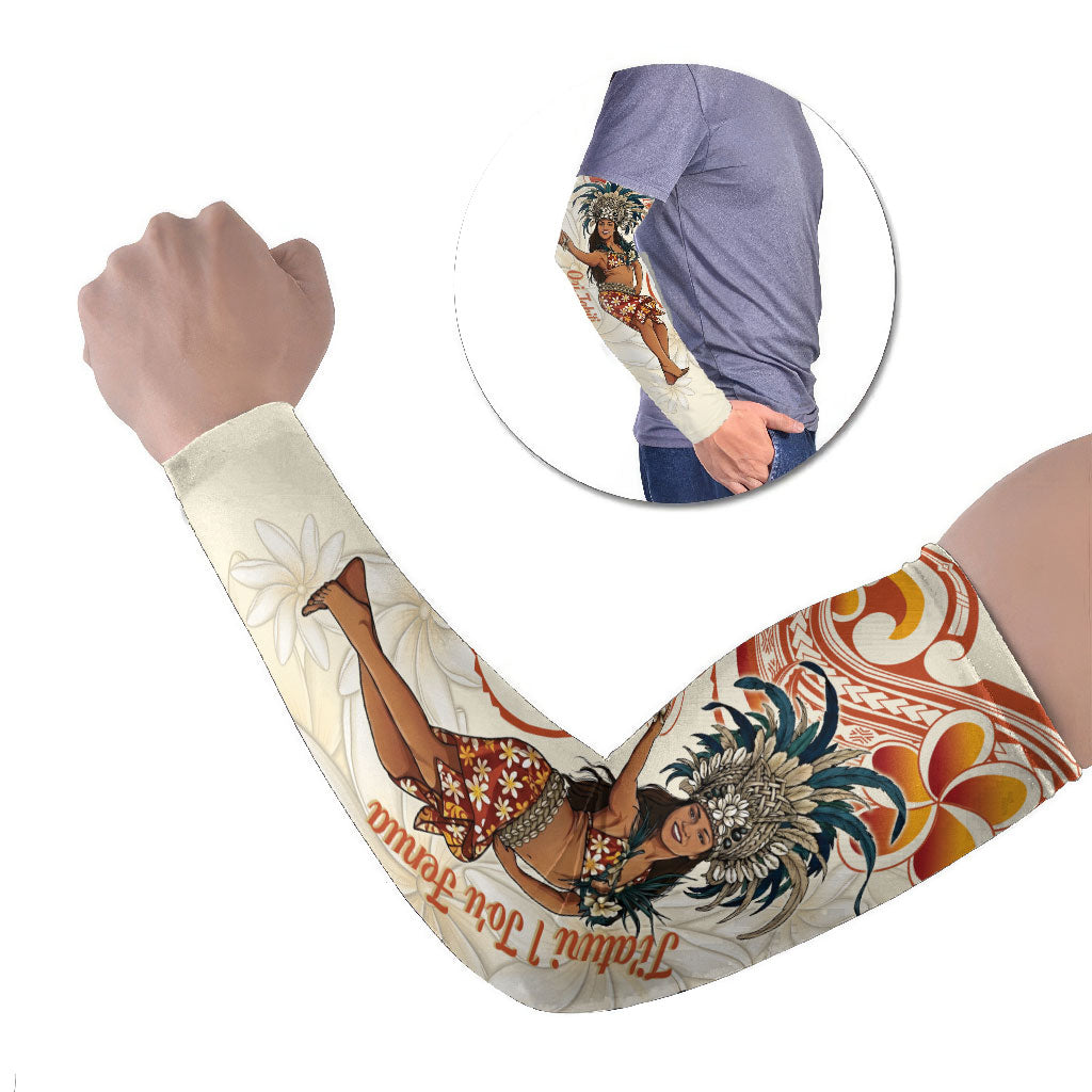 Heiva i Tahiti Arm Sleeves Ori Tahitian Dance Tiare Maori