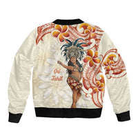 Heiva i Tahiti Bomber Jacket Ori Tahitian Dance Tiare Maori