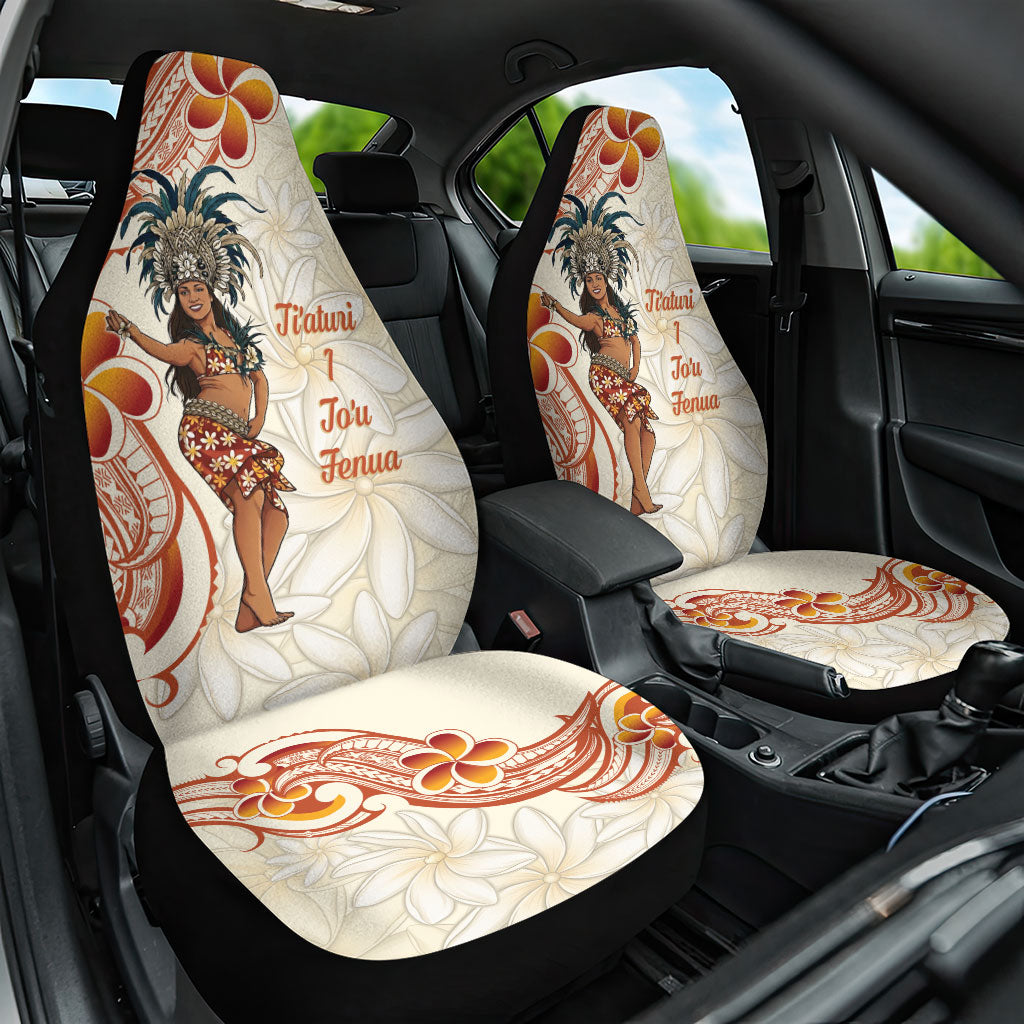 Heiva i Tahiti Car Seat Cover Ori Tahitian Dance Tiare Maori