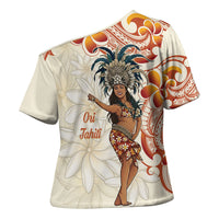 Heiva i Tahiti Cross Shoulder Shirt Ori Tahitian Dance Tiare Maori
