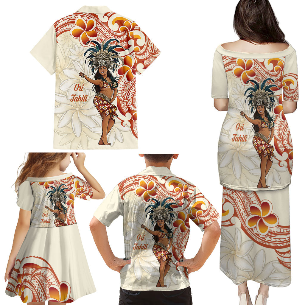 Heiva i Tahiti Family Matching Puletasi and Hawaiian Shirt Ori Tahitian Dance Tiare Maori LT14 - Polynesian Pride