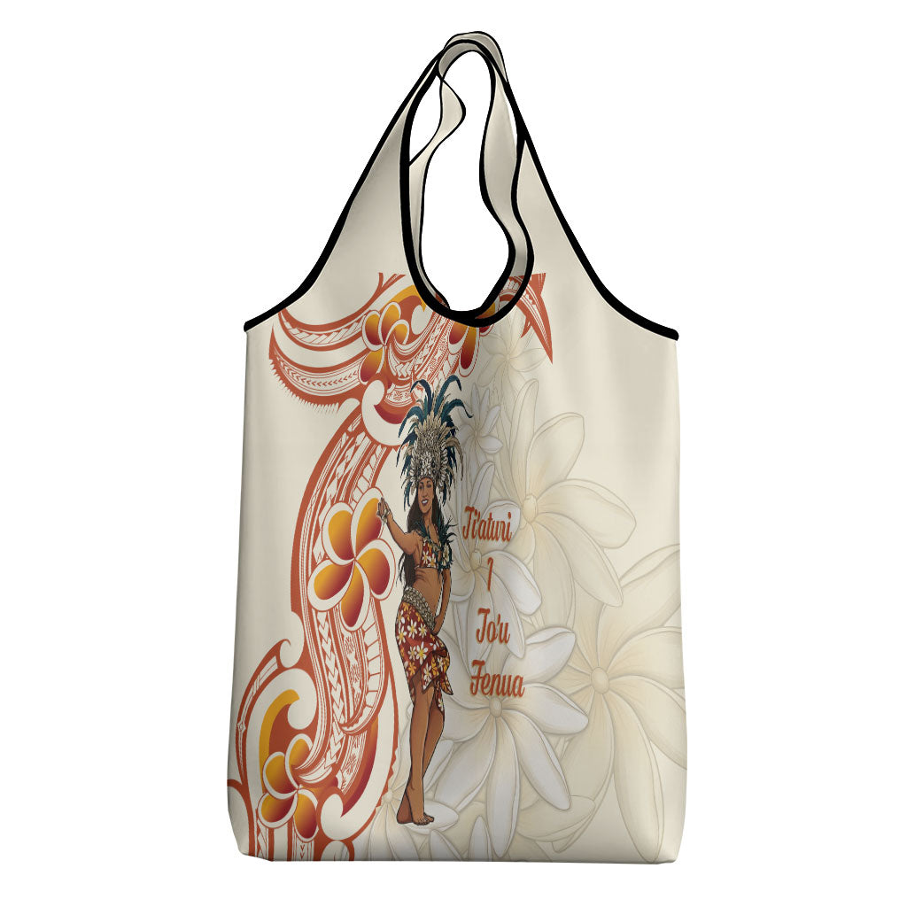 Heiva i Tahiti Grocery Bag Ori Tahitian Dance Tiare Maori